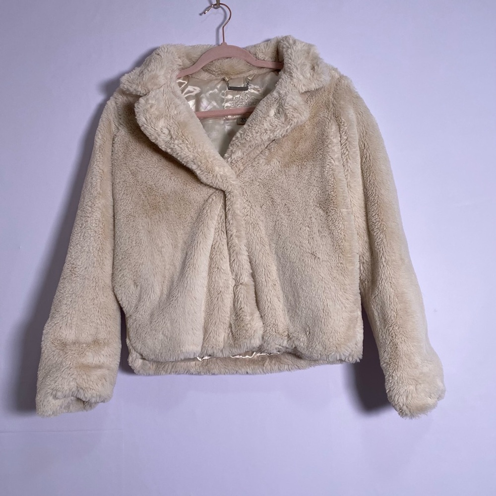 Jou Jou Cream Teddy Jacket